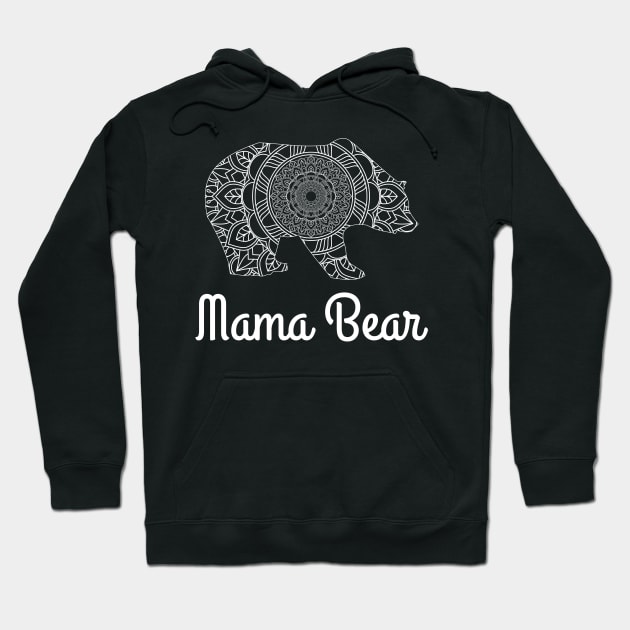 Mama Bear Mandala Mothers Day Gift Hoodie by PurefireDesigns